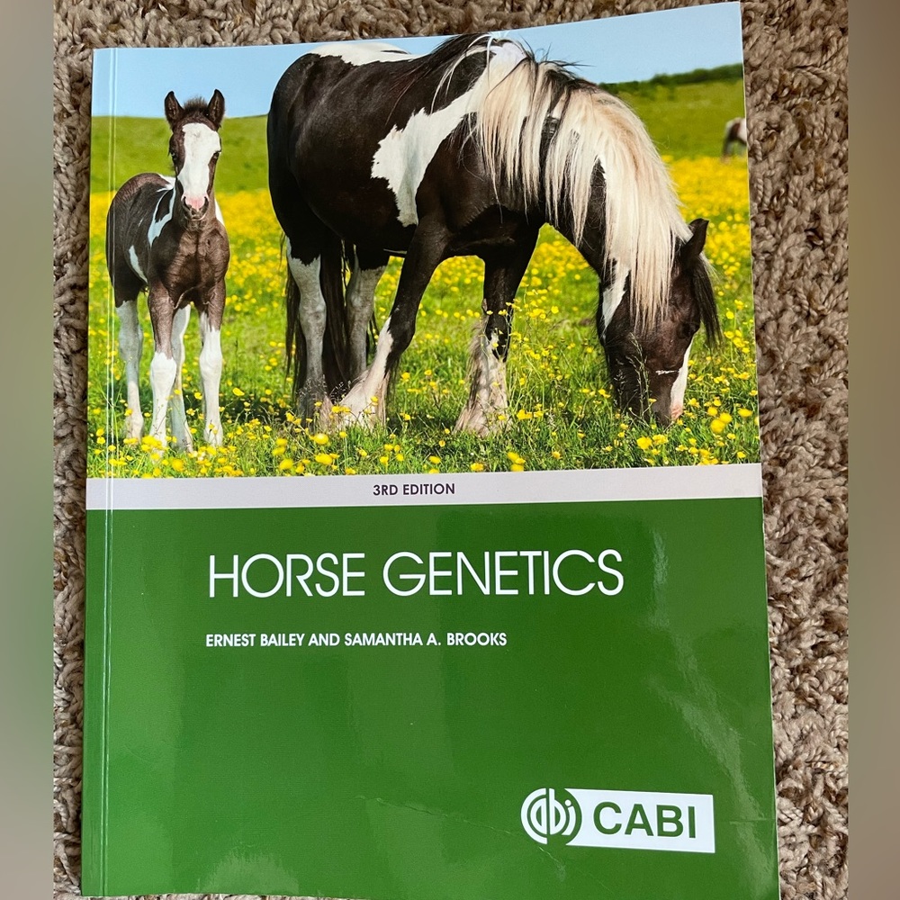 Equine Genetics textbook 3rd edition